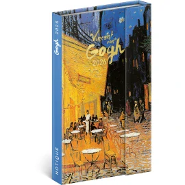 Týždenný magnetický diár Vincent van Gogh 2026, 13 x 21 cm