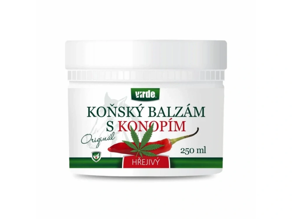 Konský balzam hrejivý s konopou 250 ml