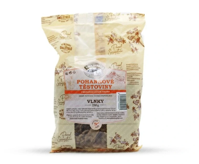 Pohánkové cestoviny VLNKY 250 g