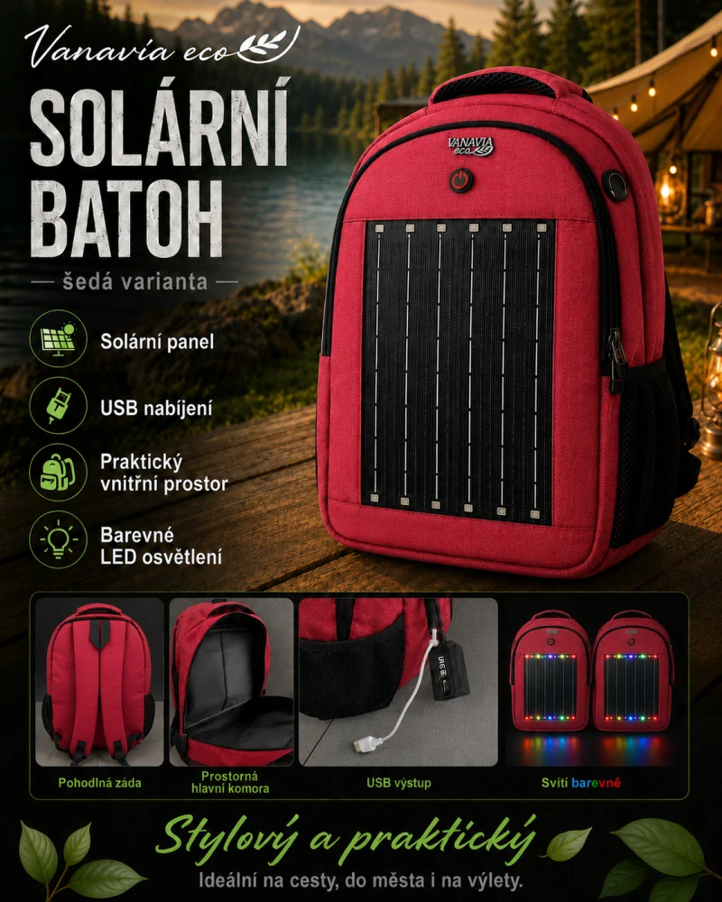 BATOH SOLÁRNY VANAVIA ECO 12 W