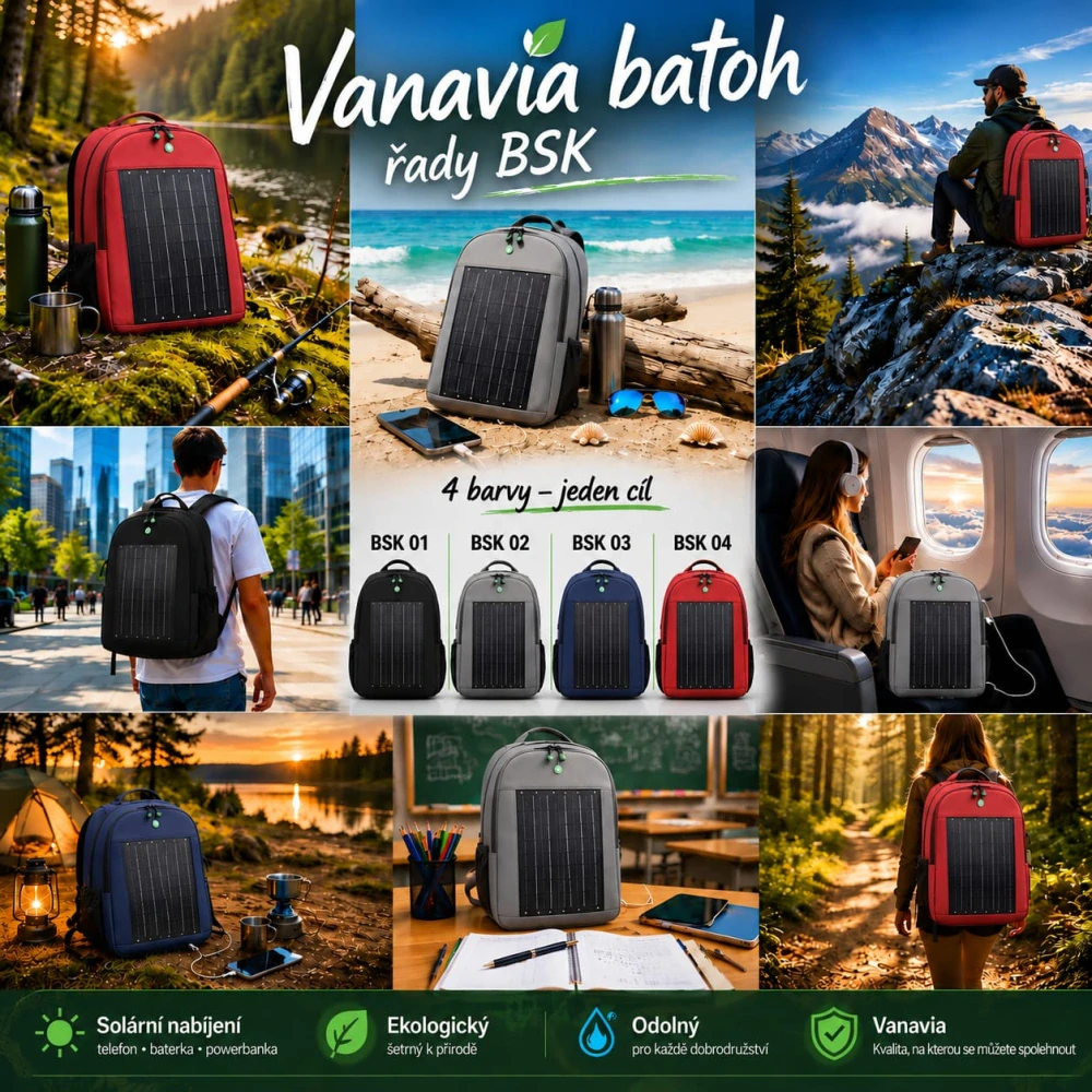 BATOH SOLÁRNY VANAVIA ECO 12 W