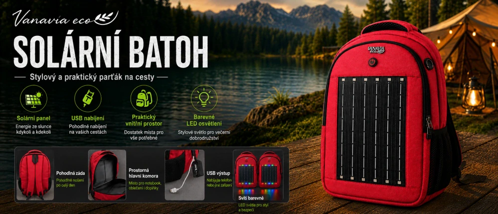 BATOH SOLÁRNY VANAVIA ECO 12 W