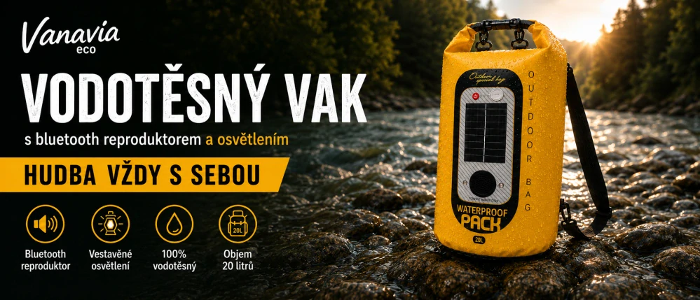 BATOH SOLÁRNY VANAVIA ECO  VODOODOLNÝ, 20 l