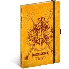 Planbook diár/notes Harry Potter – Rokfort 2026, 13 x 21 cm
