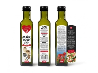 Makový olej 100 % 250 ml 