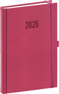 Denný diár 2026 RIVOLI ružový A5