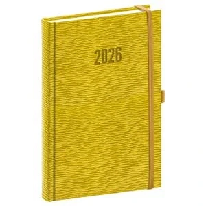 Denný diár 2026 A5 Rivoli - žltozelená